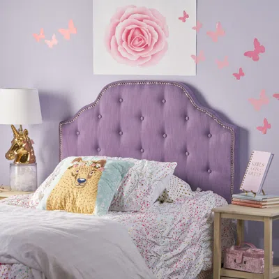 Streamdale Furniture Streamdale Twin Sized Headboard In Purple