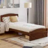 Streamdale Furniture Streamdale Twin Storage Platform Bed Frame In Brown