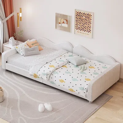 Streamdale Furniture Streamdale Twin Upholstered Daybed With Cloud Backrest