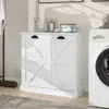 Streamdale Furniture Streamdale Two-compartment Tilt-out Laundry Sorter Cabinet