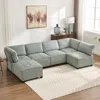 Streamdale Furniture Streamdale U-shaped Modular Sectional Sofa With Reversible Chaise
