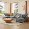 Streamdale Furniture Streamdale U-shaped Modular Sofa Bed With Storage