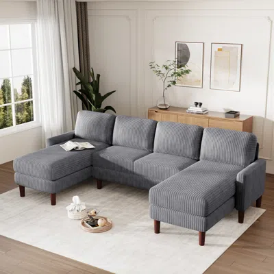 Streamdale Furniture Streamdale U-shaped Sponge-filled Cushion Combination Sofa