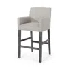 Streamdale Furniture Streamdale Upholstered 30.5 Inch Counter Stools - Light Gray/gray