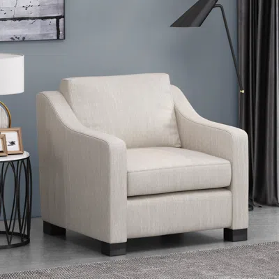 Streamdale Furniture Streamdale Upholstered Club Chair With Sloped Arms