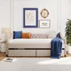Streamdale Furniture Streamdale Upholstered Daybed With Two Drawers
