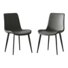 Streamdale Furniture Streamdale Upholstered Faux Leather Dining Chairs (set Of 2)