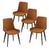 Streamdale Furniture Streamdale Upholstered Faux Leather Dining Chairs (set Of 4)
