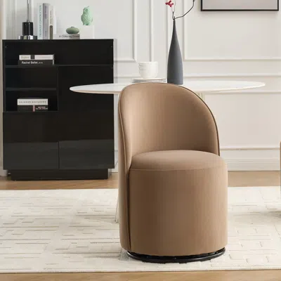 Streamdale Furniture Streamdale Upholstered Swivel Barrel Dining/accent Chair