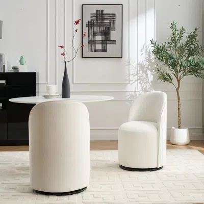Streamdale Furniture Streamdale Upholstered Swivel Barrel Dining/accent Chair