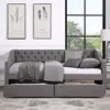Streamdale Furniture Streamdale Upholstered Twin Size Daybed With Two Drawers