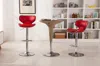 Streamdale Furniture Streamdale Upholstery Airlift Adjustable Swivel Barstool With Chrome Base