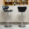 Streamdale Furniture Streamdale Upholstery Airlift Adjustable Swivel Barstool With Chrome Base