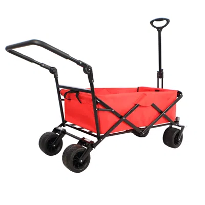 Streamdale Furniture Streamdale Utility Park Garden Cart Tool Customized Color Folding Camping Trolley Outdoor Picnic Bea