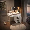 Streamdale Furniture Streamdale Vanity Desk With Mirror, 2 Drawers, And 3 Lighting Modes