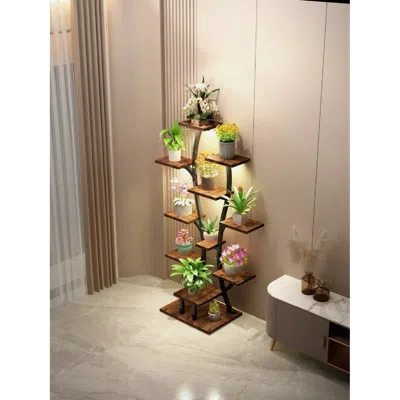Streamdale Furniture Streamdale Vase Plant Stand With Grow Lights
