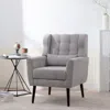 Streamdale Furniture Streamdale Velvet Accent Chair With Support