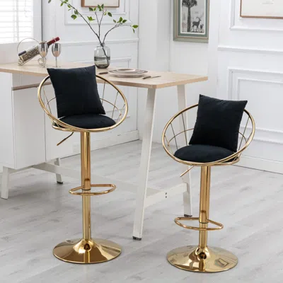 Streamdale Furniture Streamdale Velvet Bar Chair