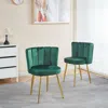 Streamdale Furniture Streamdale Velvet Dining Chair (set Of 2) With Legs