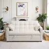Streamdale Furniture Streamdale Velvet Sleeper Sofa Bed With Storage & Pillows