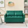 Streamdale Furniture Streamdale Velvet Sofa 55", Cozy Pockets, 3-in-1 Conversion