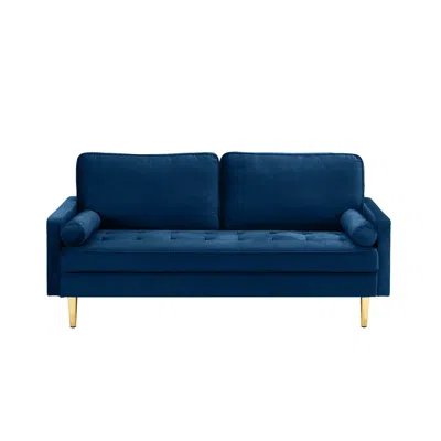 Streamdale Furniture Streamdale Velvet Sofa 65 Inch