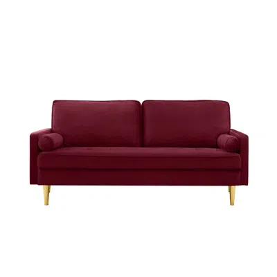 Streamdale Furniture Streamdale Velvet Sofa 65 Inch