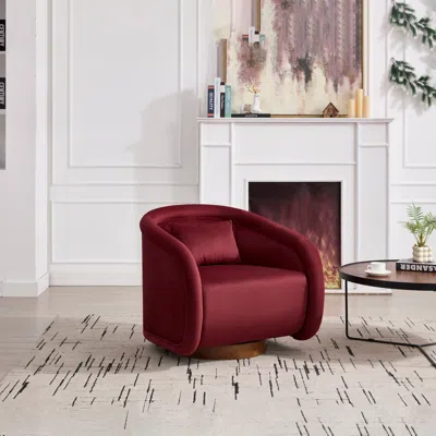 Streamdale Furniture Streamdale Velvet Swivel Accent Chair
