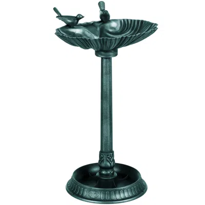 Streamdale Furniture Streamdale Verdigris Bird Bath, Planter Base And Feeder