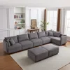 Streamdale Furniture Streamdale Versatile Comfort Modern & Customizable Modular Corduroy Sofa