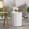 Streamdale Furniture Streamdale Versatile Concrete End Table: Indoor/outdoor, Lightweight, No Assembly