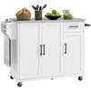 Streamdale Furniture Streamdale Versatile Kitchen Island With Ample Storage