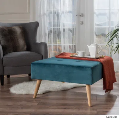 Streamdale Furniture Streamdale Versatile Square Ottoman With Tufted Top For Seating Or End Table