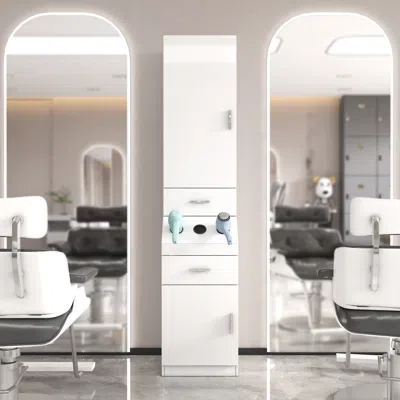 Streamdale Furniture Streamdale Versatile Storage Cabinet For Salons, Bathrooms, And More
