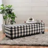 Streamdale Furniture Streamdale Versatile Storage Ottoman Stylish Seating And Space Saver In Black