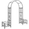 Streamdale Furniture Streamdale Flexible Metal Garden Arch For Various Events
