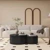Streamdale Furniture Streamdale Vertical Stripe Design Nesting Coffee Table Set For Living Room