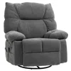 Streamdale Furniture Streamdale Vibrating Recliner With Heat, Footrest, And Side Pockets