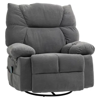 Streamdale Furniture Streamdale Vibrating Recliner With Heat, Footrest, And Side Pockets
