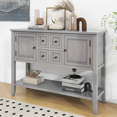Streamdale Furniture Streamdale Vintage Cambridge Console Table With Ample Storage