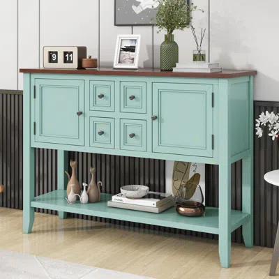 Streamdale Furniture Streamdale Vintage Cambridge Console Table With Ample Storage