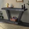 Streamdale Furniture Streamdale Vintage Distressed Wood Entryway Bench With Storage - 60" Antique Black