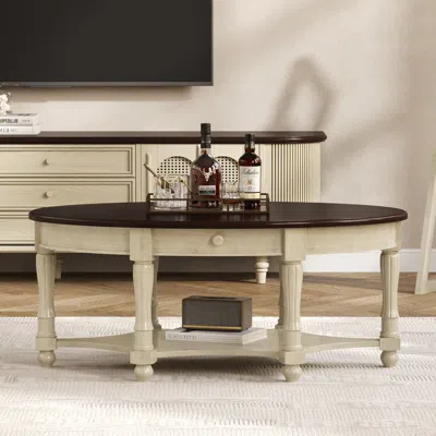 Streamdale Furniture Streamdale Vintage Oval Coffee Table