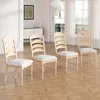 Streamdale Furniture Streamdale Vintage Traditional 4-piece Upholstered Dining Chairs