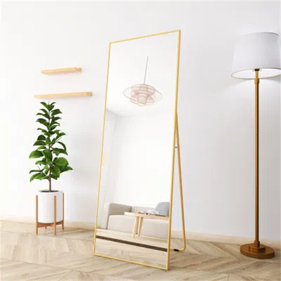 Streamdale Furniture Streamdale Wall-mounted Alloy Frame Full Length Mirror