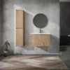 Streamdale Furniture Streamdale Wall-mounted Bathroom Vanity With Sink And Storage