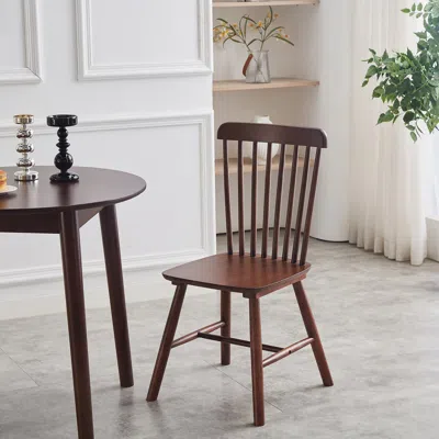 Streamdale Furniture Streamdale Walnut Dining Chair Set Of 4