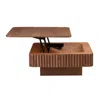 Streamdale Furniture Streamdale Walnut Lift Top Coffee Table With Hidden Storage