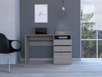 Streamdale Furniture Streamdale Waterbury 3-drawer 1-shelf Computer Desk Wengue
