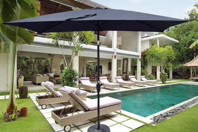Streamdale Furniture Streamdale Waterproof Patio Umbrella With Tilt And Crank